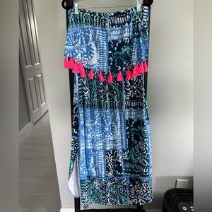 Lilly Pulitzer- MERIDIAN MIDI DRESS deep indigo